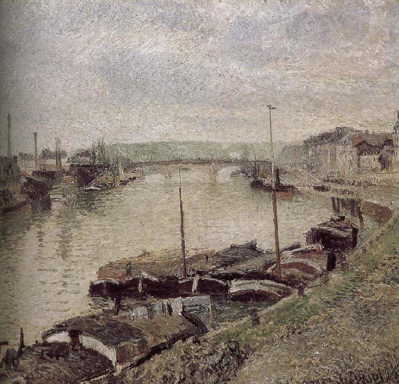 Camille Pissarro port Norge oil painting art